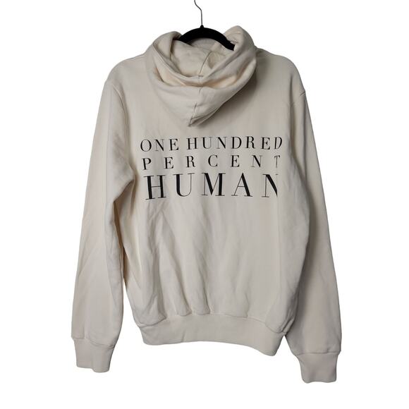 Everlane Graphic Print Hoodie FLAW Mens S Pullover Soft Organic Cotton Cozy - Picture 6 of 14